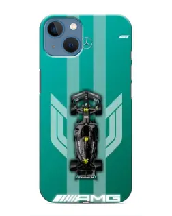 Чехол для iPhone 13 с картинкой «Mercedes AMG Petronas»