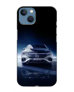 Чехол для iPhone 13 с картинкой «Ночной Mercedes EQ»