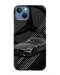 Чехол для iPhone 13 с картинкой «Mercedes AMG — графика»