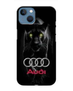 Чехол для iPhone 13 с картинкой «Пантера и Audi»