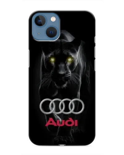 Чехол для iPhone 13 с картинкой «Пантера и Audi» Чехол для iPhone 13 с картинкой «Пантера и Audi»
