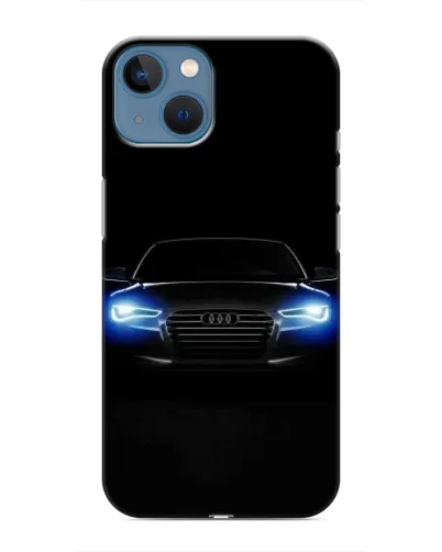 Чехол для iPhone 13 с картинкой «Audi в неоне» Чехол для iPhone 13 с картинкой «Audi в неоне»