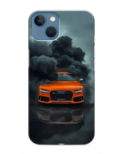 Чехол для iPhone 13 с картинкой «Audi в облаках дыма» Чехол для iPhone 13 с картинкой «Audi в облаках дыма»