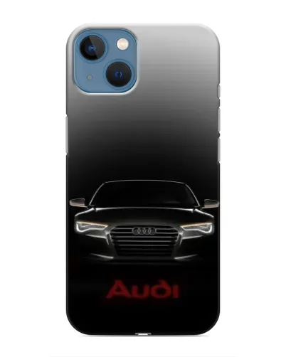 Чехол для iPhone 13 с картинкой «Audi — градиентный контур» Чехол для iPhone 13 с картинкой «Audi — градиентный контур»