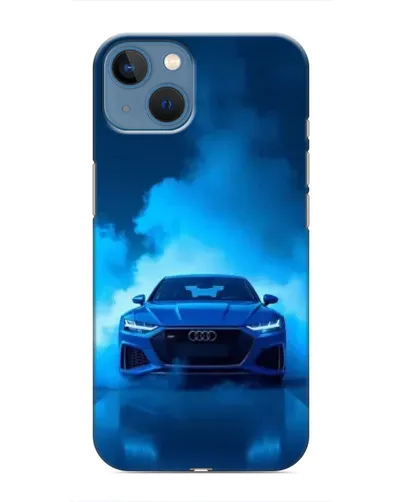 Чехол для iPhone 13 с картинкой «Audi — голубая энергия» Чехол для iPhone 13 с картинкой «Audi — голубая энергия»