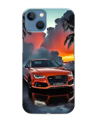 Чехол для iPhone 13 с картинкой «Audi — закат» Чехол для iPhone 13 с картинкой «Audi — закат»