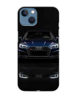 Чехол для iPhone 13 с картинкой «Audi — ночное отражение»