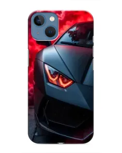 Чехол для iPhone 13 с картинкой «Lamborghini красное сияние»