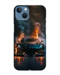 Чехол для iPhone 13 с картинкой «Lamborghini дымная эстетика»