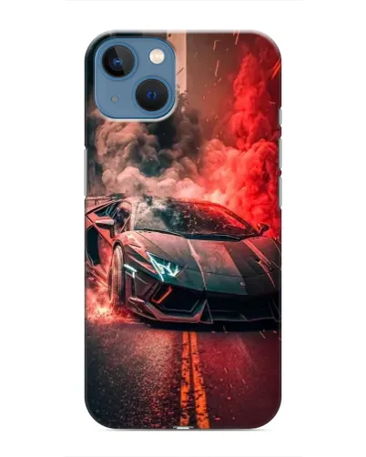 Чехол для iPhone 13 с картинкой «Lamborghini красный дым» Чехол для iPhone 13 с картинкой «Lamborghini красный дым»