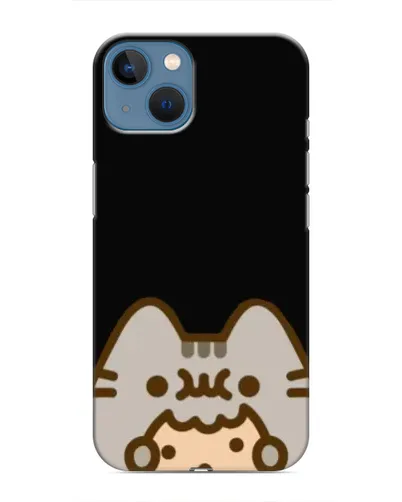 Чехол для iPhone 13 с картинкой «Пушин на черном»