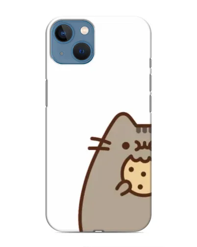 Чехол для iPhone 13 с картинкой «Пушин с печеньем»