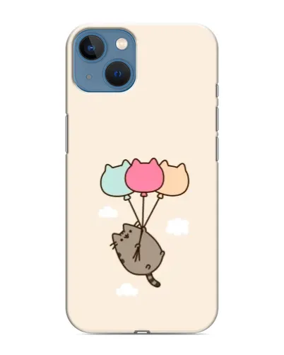 Чехол для iPhone 13 с картинкой «Пушин на шариках»