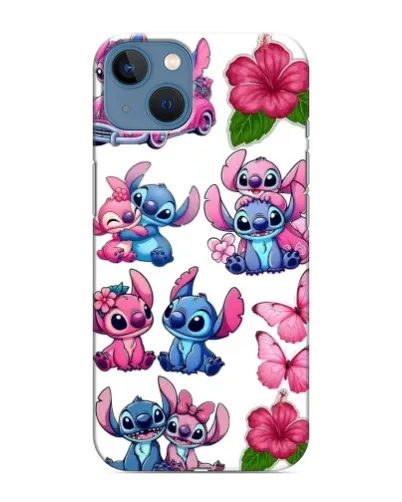 Чехол для iPhone 13 с картинкой «Стикеры Stitch и Angel» Чехол для iPhone 13 с картинкой «Стикеры Stitch и Angel»