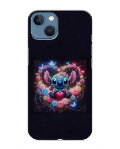 Чехол для iPhone 13 с картинкой «Stitch в цветах» Чехол для iPhone 13 с картинкой «Stitch в цветах»