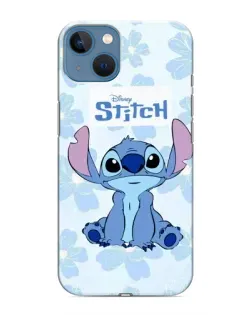 Чехол для iPhone 13 с картинкой «Stitch среди цветов» Чехол для iPhone 13 с картинкой «Stitch среди цветов»