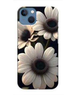 Чехол для iPhone 13 с картинкой «Белые маргаритки макро»