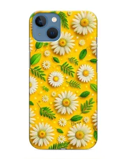 Чехол для iPhone 13 с картинкой «Ромашковое солнце»