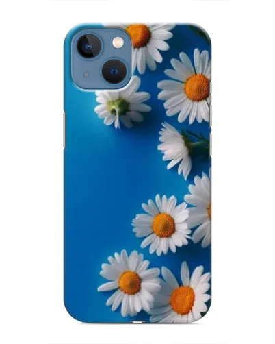 Чехол для iPhone 13 с картинкой «Белоснежные маргаритки»