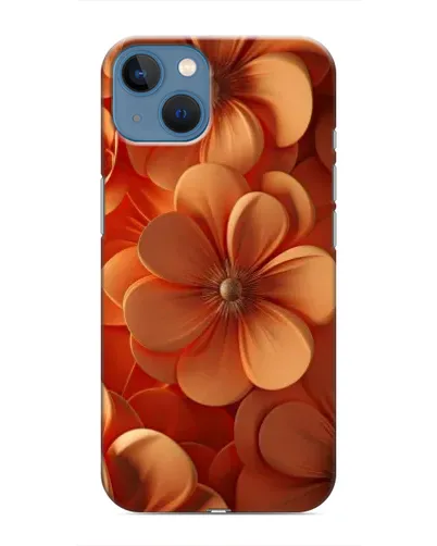 Чехол для iPhone 13 с картинкой «Оранжевый макро цветок»