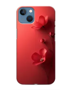 Чехол для iPhone 13 с картинкой «Маковые соцветия»
