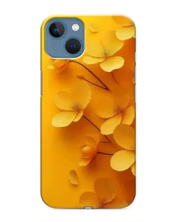Чехол для iPhone 13 с картинкой «Золотые лепестки»