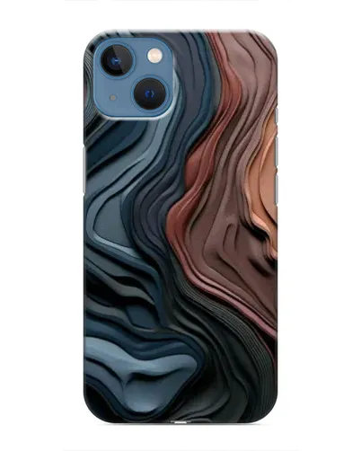Чехол для iPhone 13 с картинкой «Цветные волны каньона»