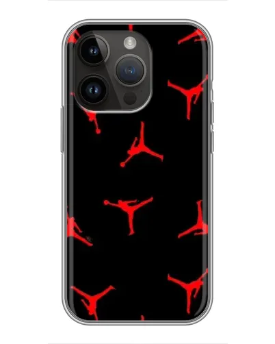 Чехол для iPhone 14 Pro Max с картинкой «Jordan Red Pattern»