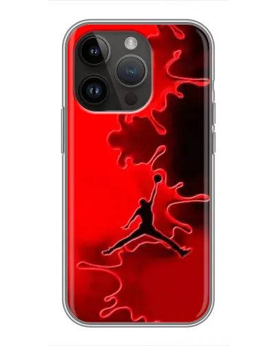 Чехол для iPhone 14 Pro Max с картинкой «Jordan Red Smoke»