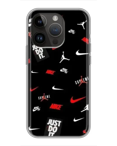 Чехол для iPhone 14 Pro Max с картинкой «Nike Mix Pattern»