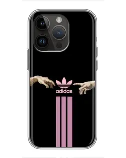 Чехол для iPhone 14 Pro Max с картинкой «Adidas Hands»
