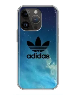Чехол для iPhone 14 Pro Max с картинкой «Adidas Stone Logo»