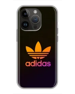 Чехол для iPhone 14 Pro Max с картинкой «Градиент Adidas»