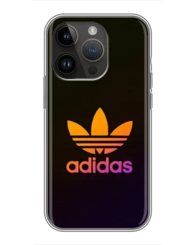 Чехол для iPhone 14 Pro Max с картинкой «Градиент Adidas»