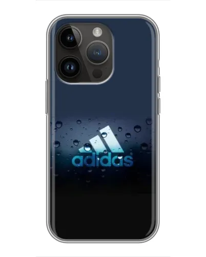 Чехол для iPhone 14 Pro Max с картинкой «Adidas Water Drops»