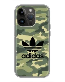 Чехол для iPhone 14 Pro Max с картинкой «Милитари стиль Adidas»