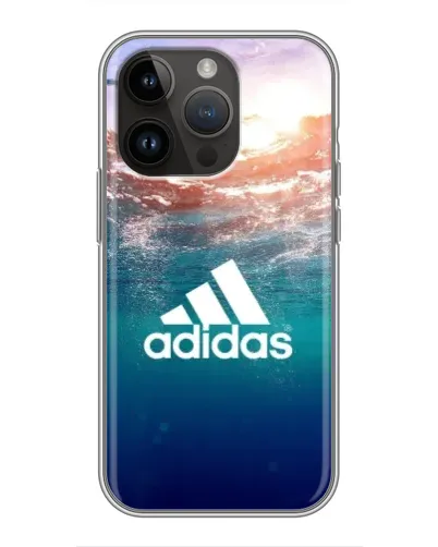 Чехол для iPhone 14 Pro Max с картинкой «Океанская глубина адидас»