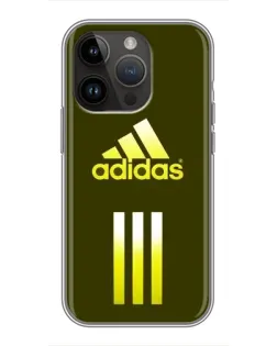 Чехол для iPhone 14 Pro Max с картинкой «Оливковый градиент Adidas»