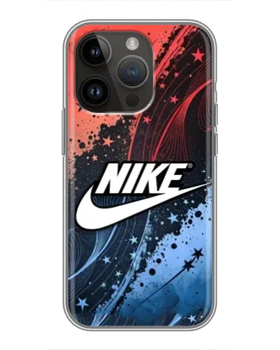 Чехол для iPhone 14 Pro Max с картинкой «Градиентный принт Найк»