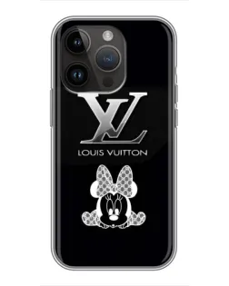 Чехол для iPhone 14 Pro Max с картинкой «LV и Минни Маус»