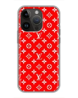 Чехол для iPhone 14 Pro Max с картинкой «Яркий паттерн LV»