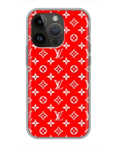 Чехол для iPhone 14 Pro Max с картинкой «Яркий паттерн LV»