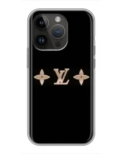 Чехол для iPhone 14 Pro Max с картинкой «Louis Vuitton — минимализм»