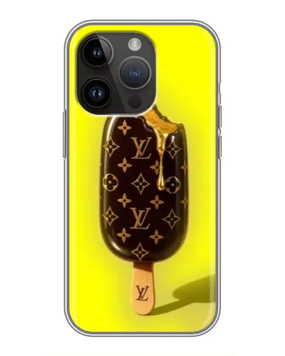 Чехол для iPhone 14 Pro Max с картинкой «Мороженое от LV»