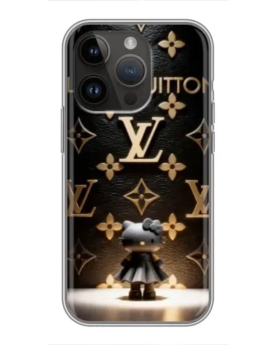 Чехол для iPhone 14 Pro Max с картинкой «Монограмма с фигурой»