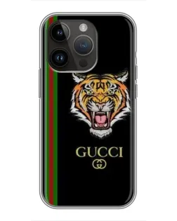 Чехол для iPhone 14 Pro Max с картинкой «Тигр Gucci» Чехол для iPhone 14 Pro Max с картинкой «Тигр Gucci»