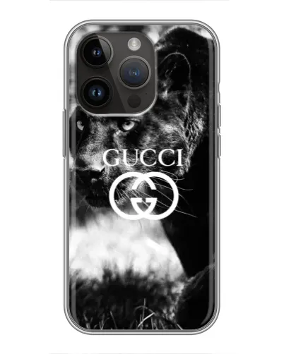 Чехол для iPhone 14 Pro Max с картинкой «Gucci — дикая природа» Чехол для iPhone 14 Pro Max с картинкой «Gucci — дикая природа»