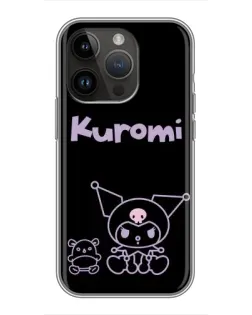 Чехол для iPhone 14 Pro Max с картинкой «Kuromi — черный минимализм» Чехол для iPhone 14 Pro Max с картинкой «Kuromi — черный минимализм»