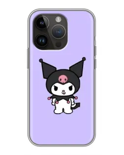 Чехол для iPhone 14 Pro Max с картинкой «Kuromi — нежный фиолетовый» Чехол для iPhone 14 Pro Max с картинкой «Kuromi — нежный фиолетовый»