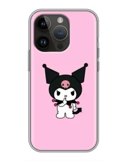 Чехол для iPhone 14 Pro Max с картинкой «Kuromi — розовая нежность» Чехол для iPhone 14 Pro Max с картинкой «Kuromi — розовая нежность»